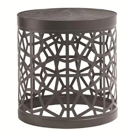 Sculptura Accent Table with Spider Web Base